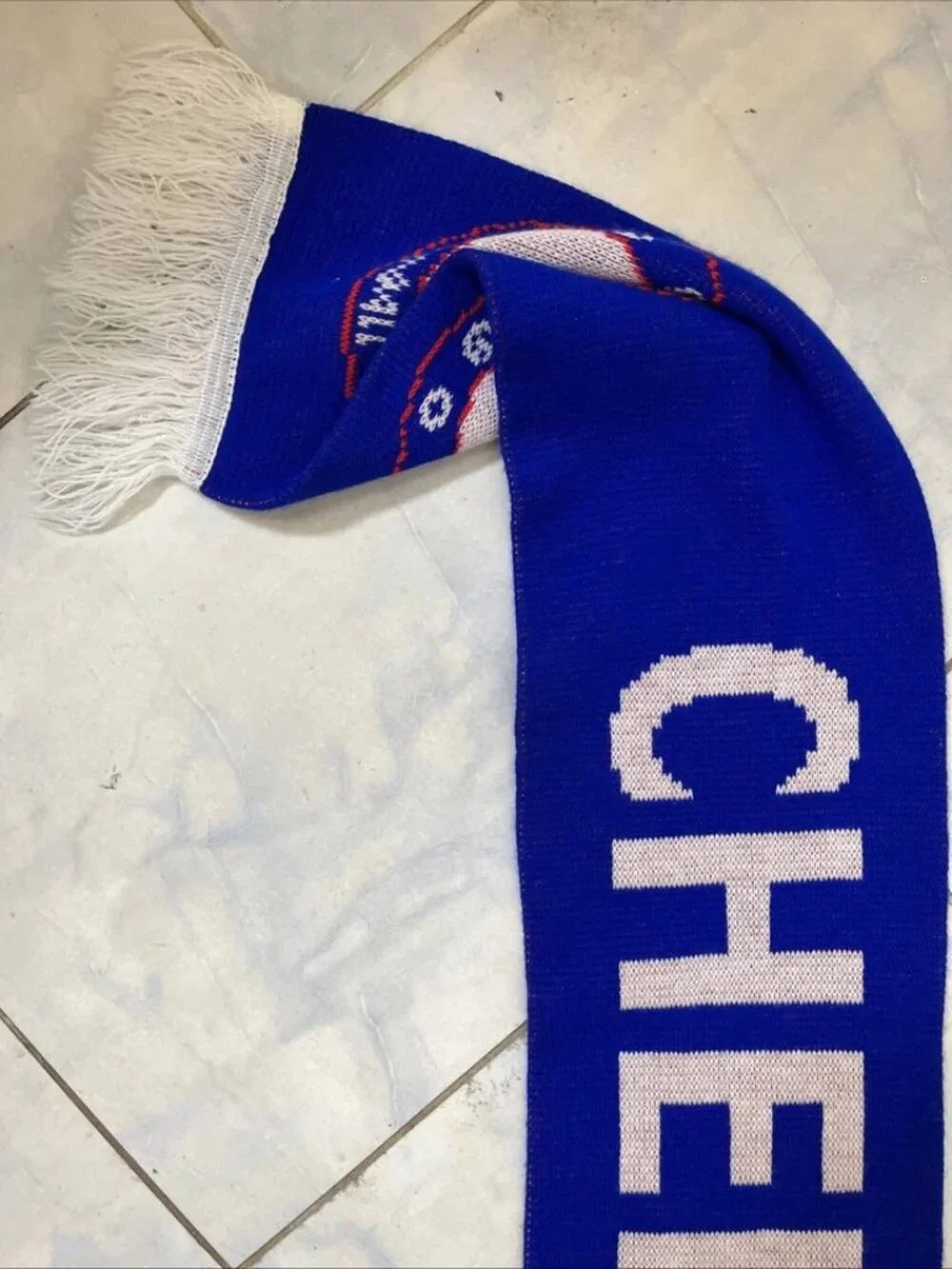 Chelsea FC Blue Knit Soccer Supporter Scarf